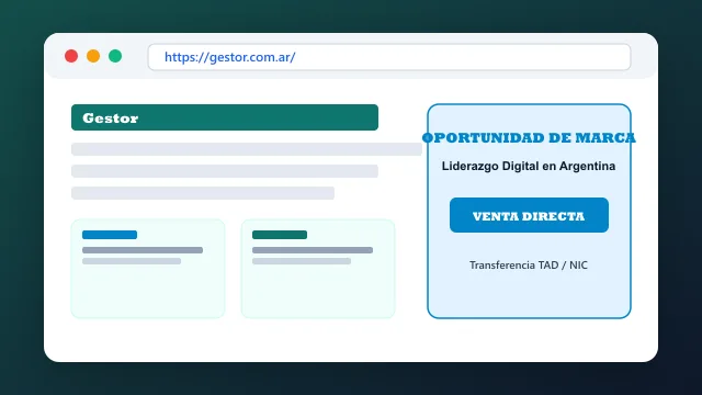 Modelo de aplicación comercial y proyectos digitales para gestor.com.ar